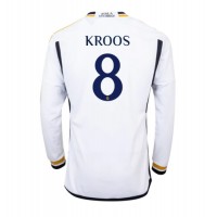 Camisa de Futebol Real Madrid Toni Kroos #8 Equipamento Principal 2023-24 Manga Comprida